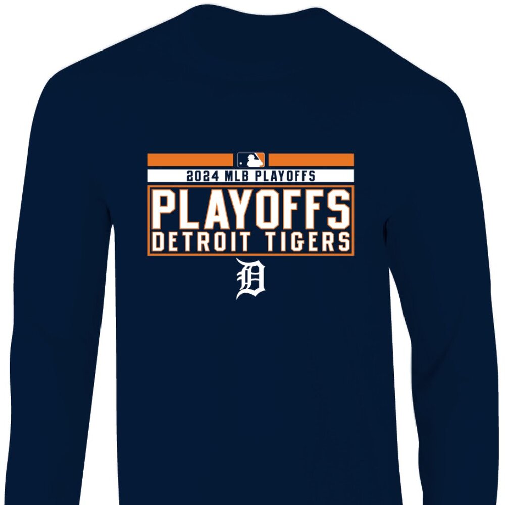 Detroit Tigers 2024 MLB October Playoffs Long Sleeve T-Shirt